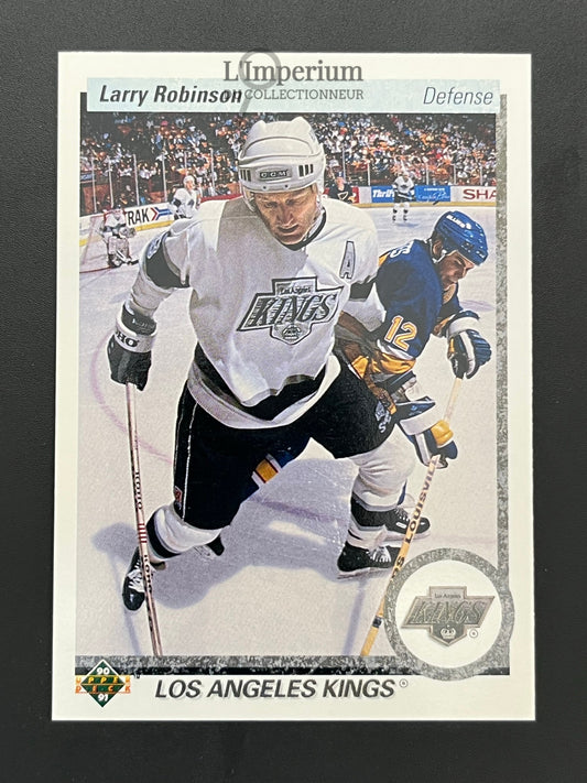52. Larry Robinson Upper Deck 1990-91 Hockey Card
