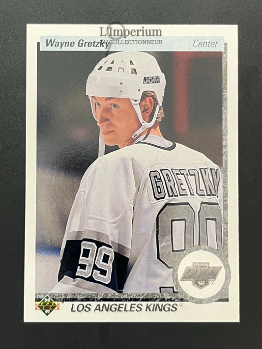 54. Wayne Gretzky Upper Deck 1990-91 Hockey Card