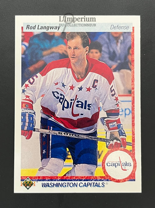 57. Rod Langway Upper Deck  1990-91 Hockey Card