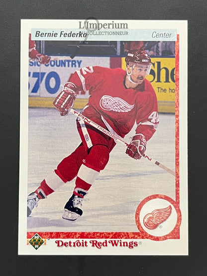 58. Bernie Federko Upper Deck 1990-91 Hockey Card