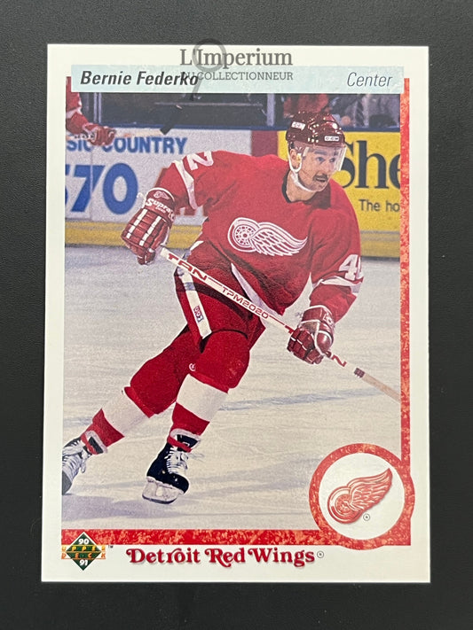 58. Bernie Federko Upper Deck 1990-91 Hockey Card