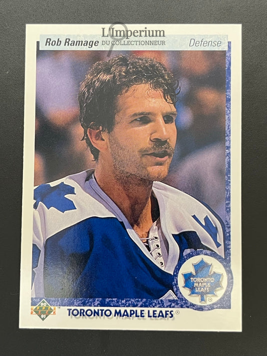 62. Rob Ramage Upper Deck 1990-91 Hockey Card