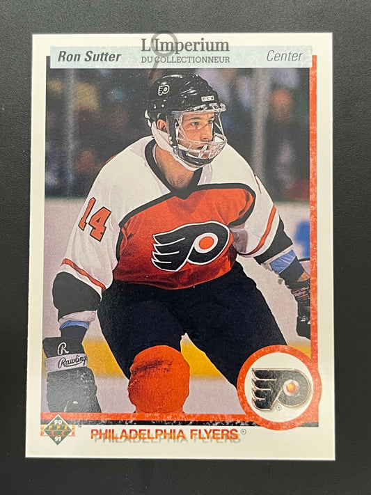 68. Ron Sutter Upper Deck 1990-91 Hockey Card