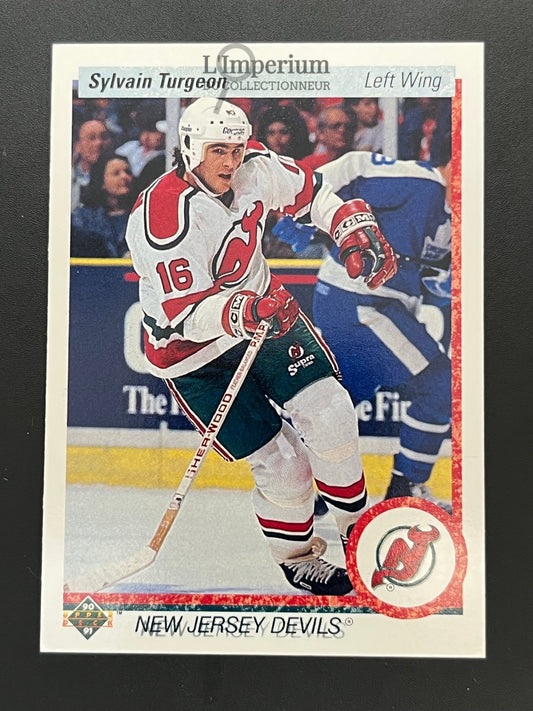 70. Sylvain Turgeon Upper Deck 1990-91 Hockey Card