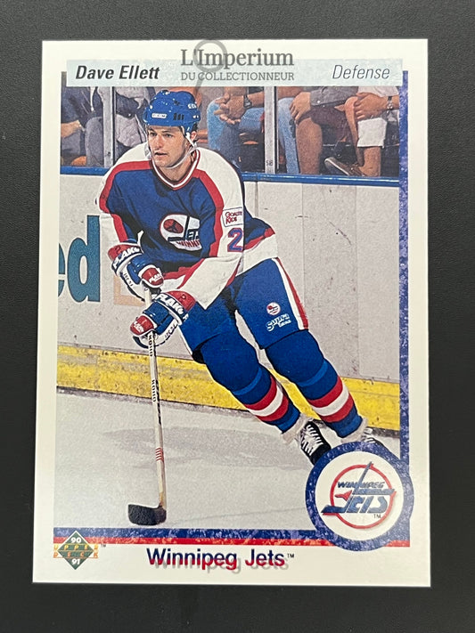 71. Dave Ellet Upper Deck 1990-91 Hockey Card