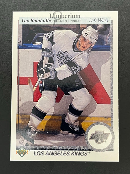 73. Luc Robitaille Upper Deck 1990-91 Hockey Card