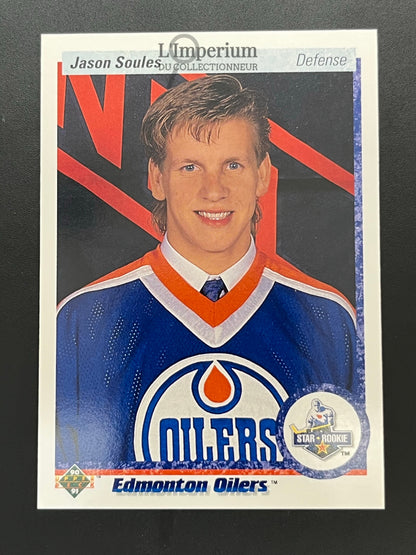 75. Jason Soules RC Upper Deck 1990-91 Hockey Card