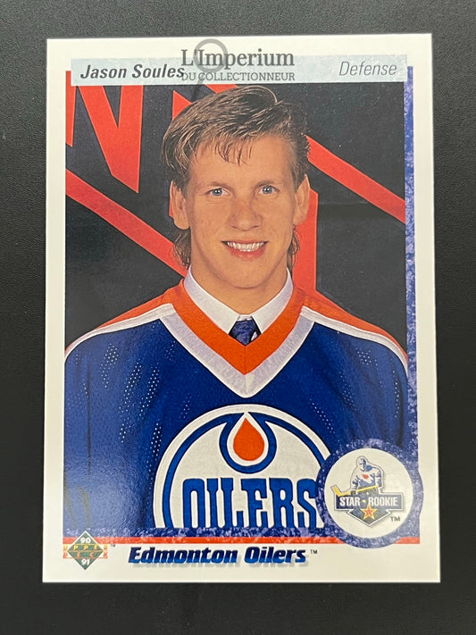 75. Jason Soules RC Upper Deck 1990-91 Hockey Card