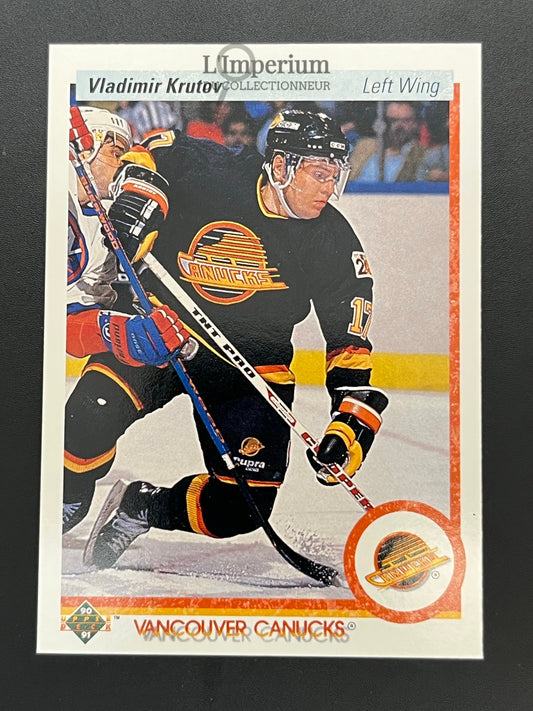 77. Vladimir Krutov RC Upper Deck 1990-91 Hockey Card