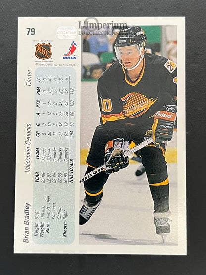 79. Brian Bradley Upper Deck 1990-91 Hockey Card