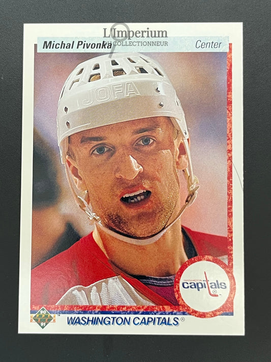 80. Michal Pivonka RC Upper Deck 1990-91 Hockey Card