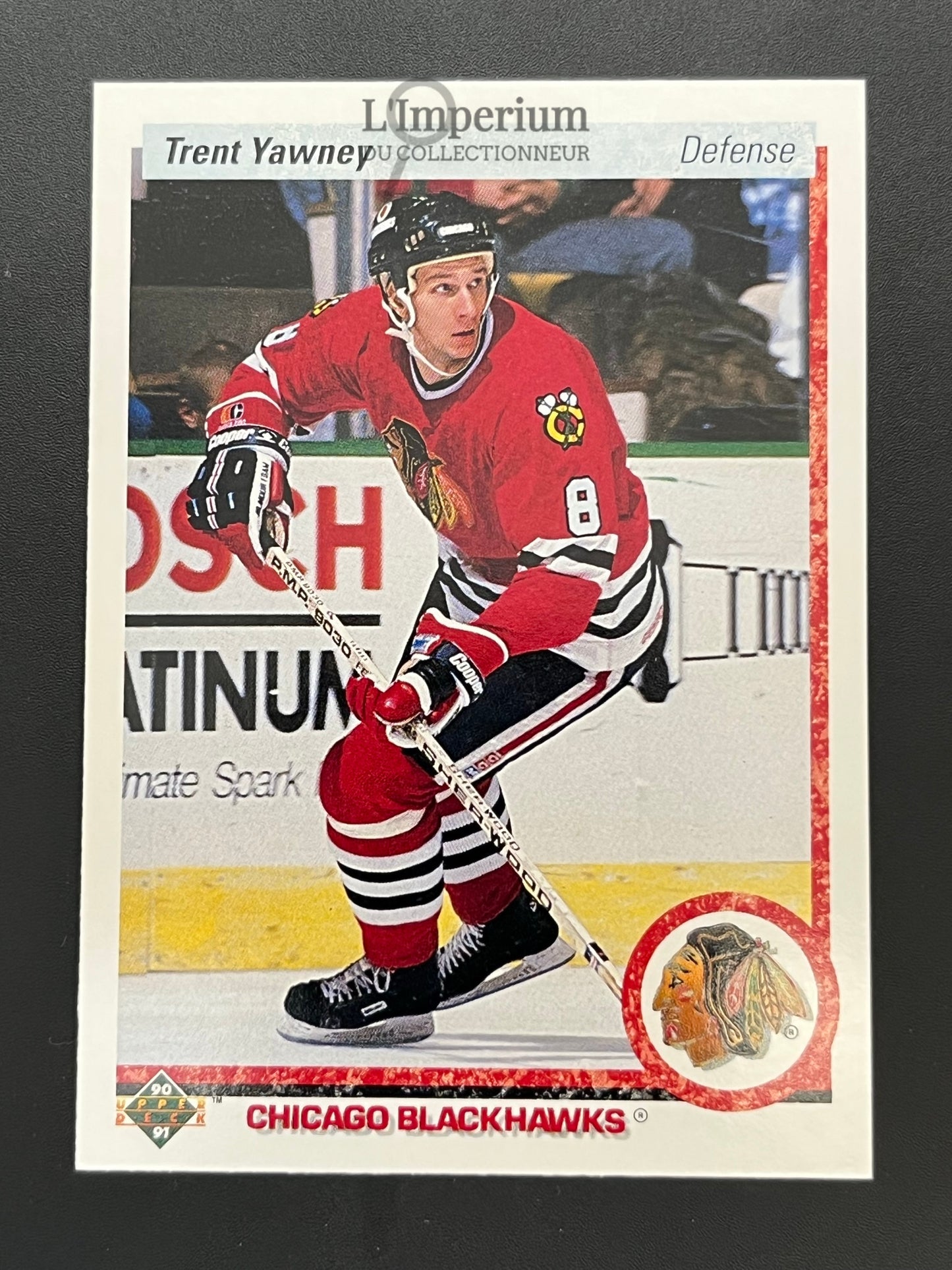 82. Trent Yawney Upper Deck 1990-91 Hockey Card