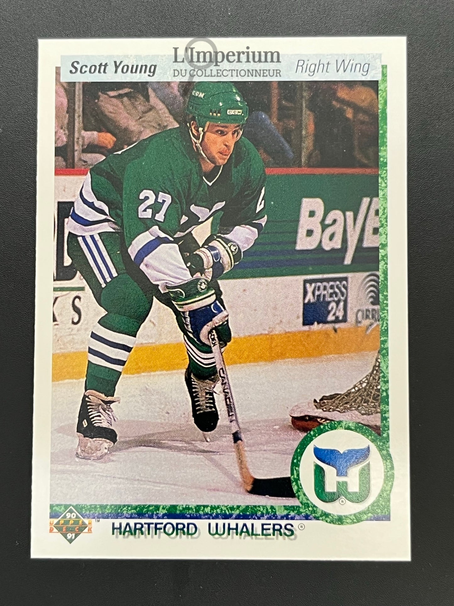 87. Scott Young Upper Deck 1990-91 Hockey Card