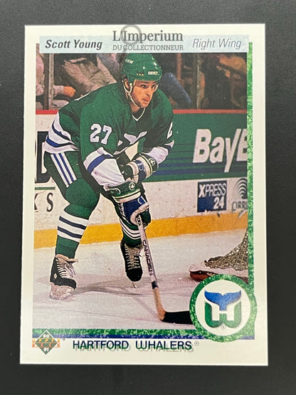 87. Scott Young Upper Deck 1990-91 Hockey Card