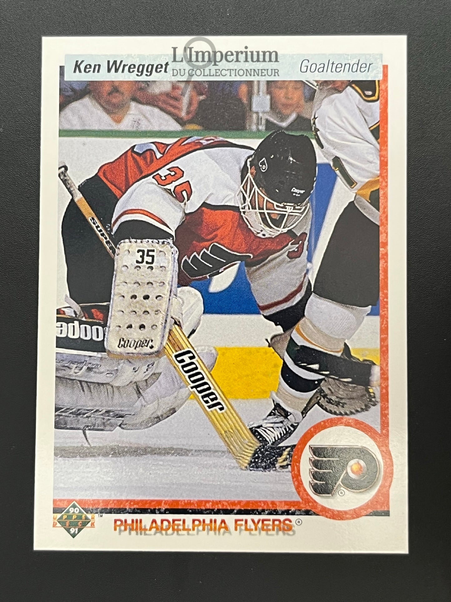 89. Ken Wregget Upper Deck 1990-91 Hockey Card