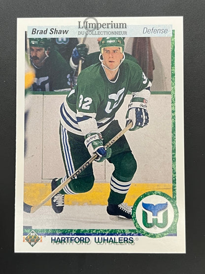 90. Brad Shaw RC Upper Deck 1990-91 Hockey Card