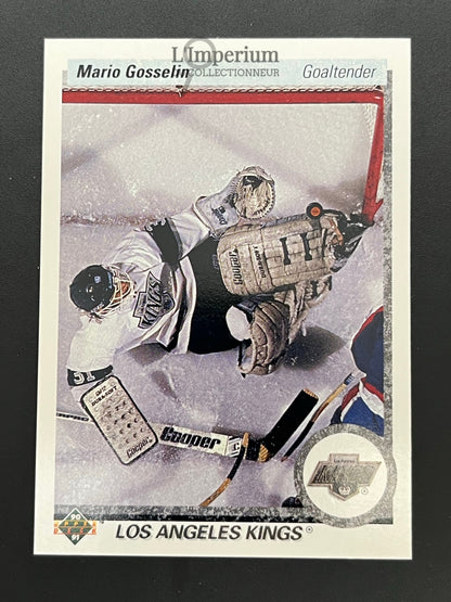 91. Mario Gosselin Upper Deck 1990-91 Hockey Card
