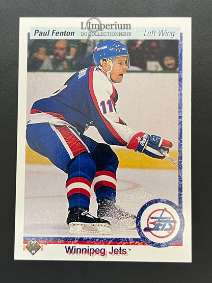 92. Paul Fenton Upper Deck 1990-91 Hockey Card