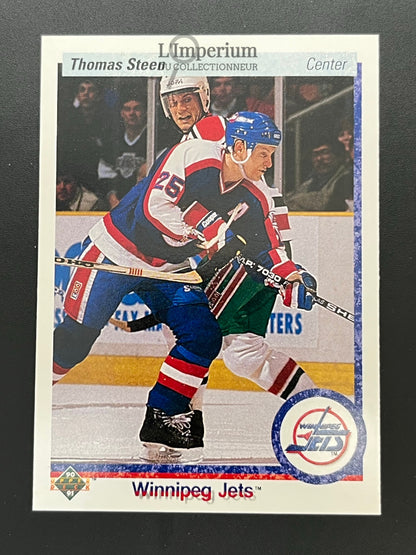 94. Thomas Steen Upper Deck 1990-91 Hockey Card