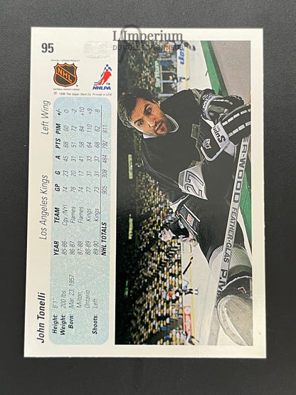 95. John Tonelli Upper Deck 1990-91 Hockey Card
