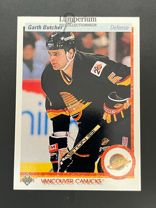 98. Garth Butcher Upper Deck 1990-91 Hockey Card