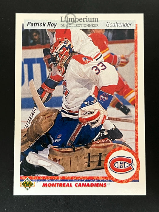 153. Patrick Roy Upper Deck 1990-91 Hockey Card