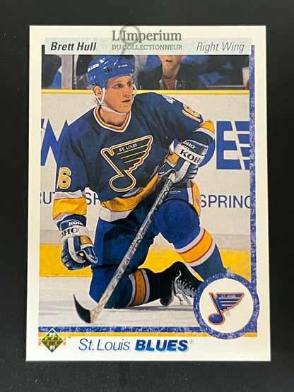 154. Brett Hull Upper Deck 1990-91 Hockey Card