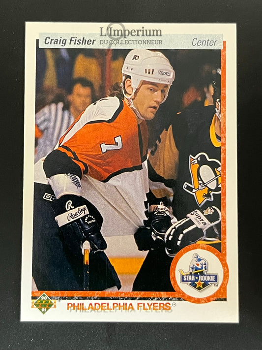 155. Craig Fisher RC Upper Deck 1990-91 Hockey Card