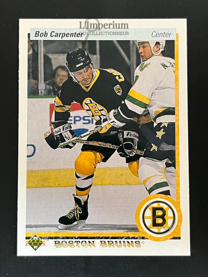 158. Bob Carpenter Upper Deck 1990-91 Hockey Card
