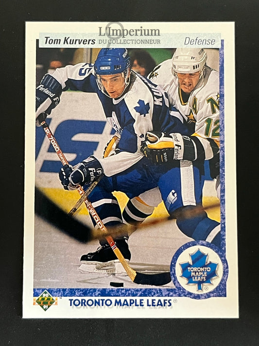 160. Tom Kurvers Upper Deck 1990-91 Hockey Card