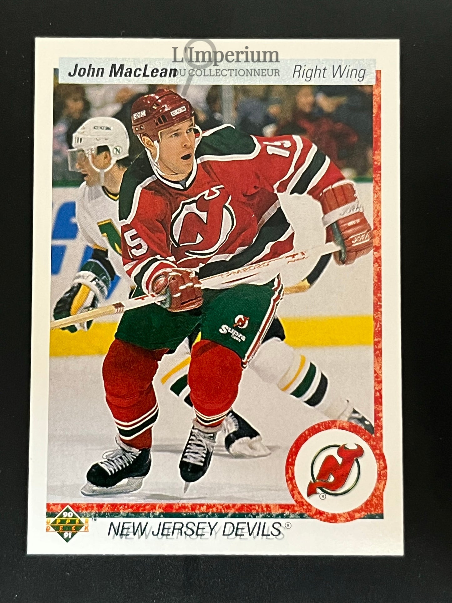 161. John Maclean Upper Deck 1990-91 Hockey Card