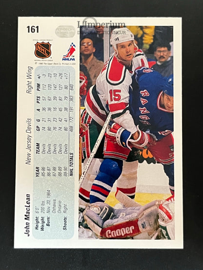 161. John Maclean Upper Deck 1990-91 Hockey Card