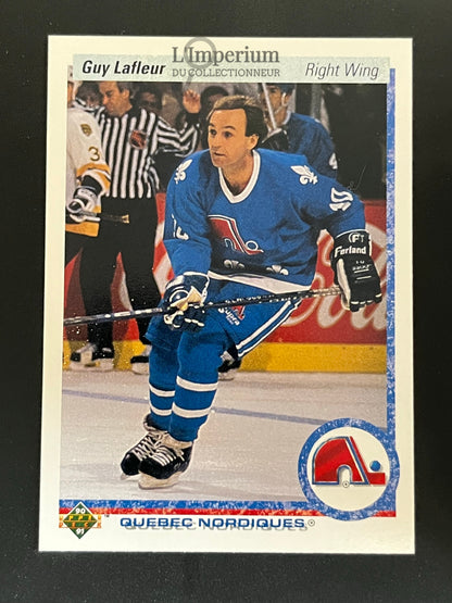 162. Guy Lafleur Upper Deck 1990-91 Hockey Card
