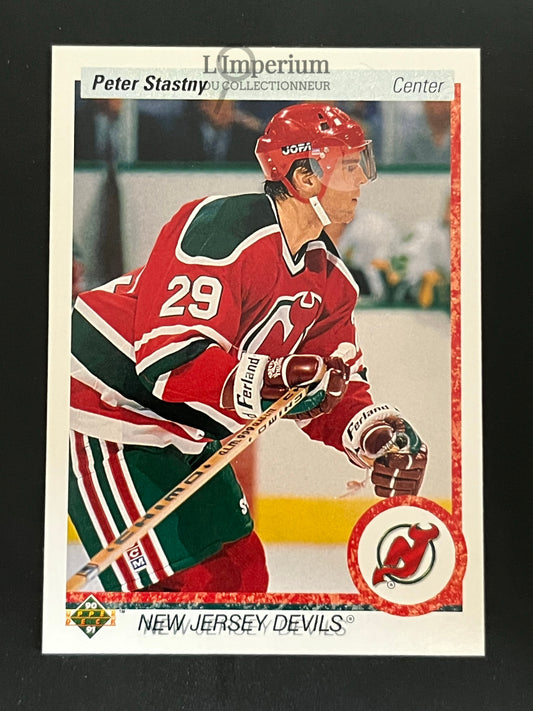 163. Peter Stastny Upper Deck 1990-91 Hockey Card