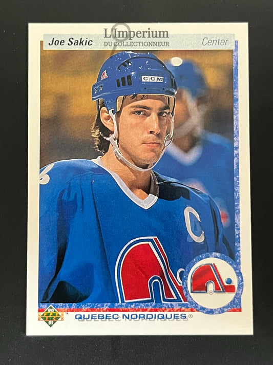 164. Joe Sakic Upper Deck 1990-91 Hockey Card