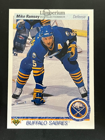 168. Mike Ramsey Upper Deck 1990-91 Hockey Card