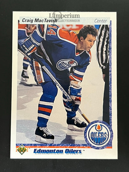 169. Graig MacTavish Upper Deck 1990-91 Hockey Card
