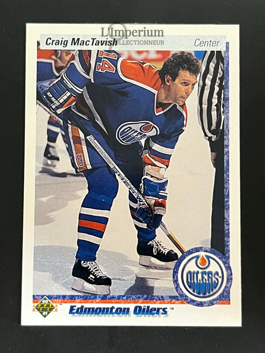 169. Graig MacTavish Upper Deck 1990-91 Hockey Card