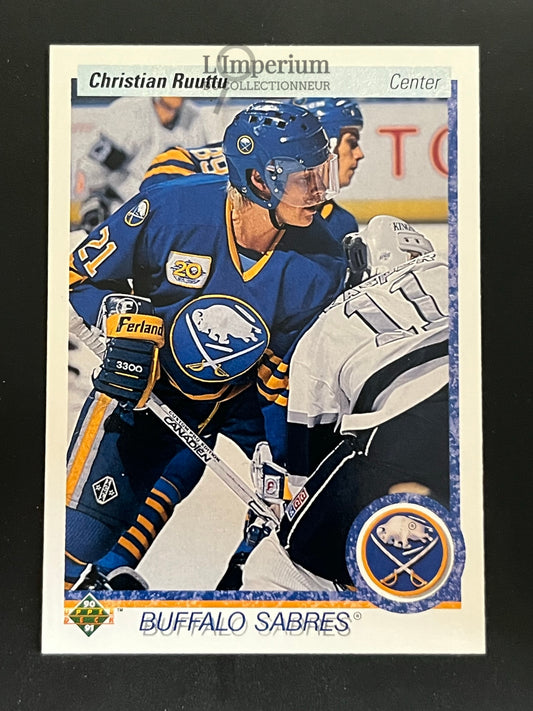 170. Christian Ruuttu Upper Deck 1990-91 Hockey Card