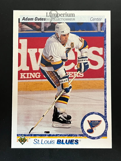 173. Adam Oates Upper Deck 1990-91 Hockey Card