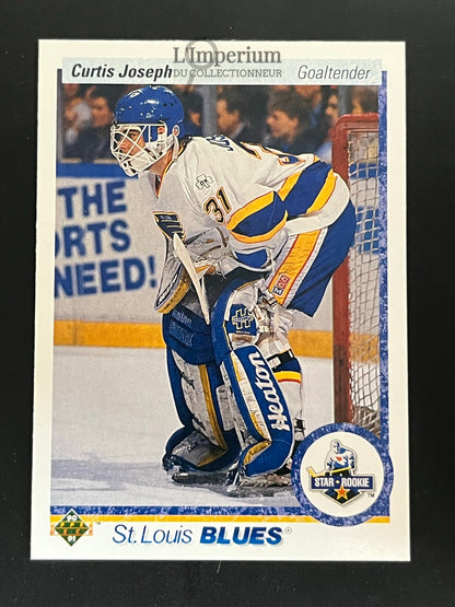 175. Curtis Joseph RC Upper Deck 1990-91 Hockey Card