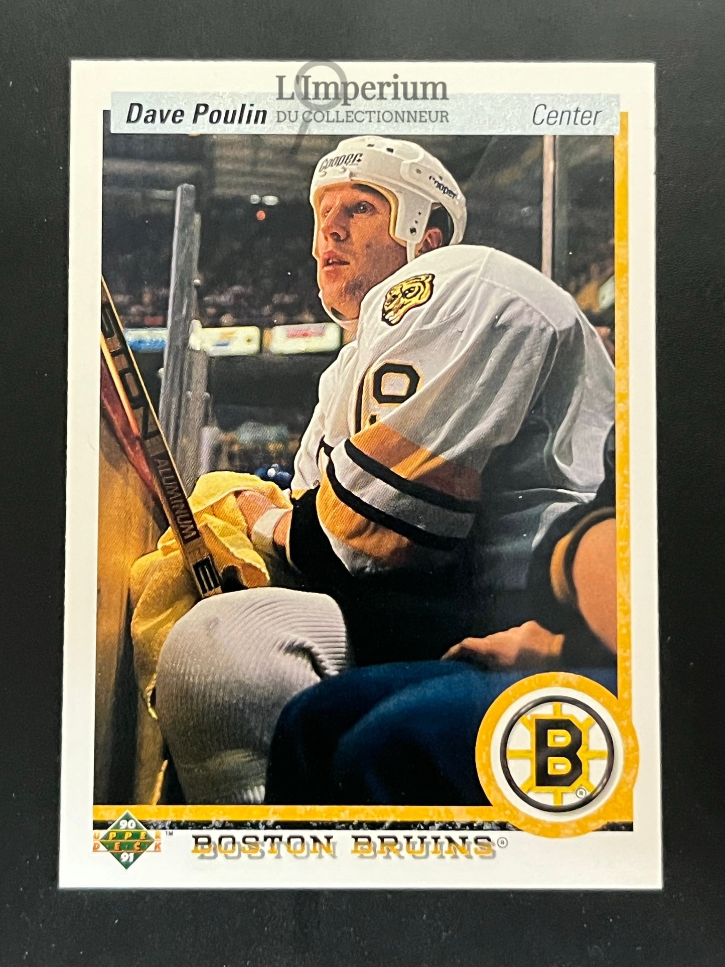 177. Dave Poulin Upper Deck 1990-91 Hockey Card
