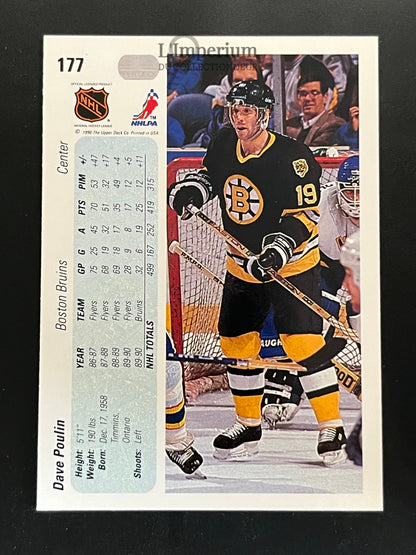 177. Dave Poulin Upper Deck 1990-91 Hockey Card