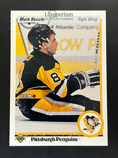 178. Mark Recchi RC Upper Deck 1990-91 Hockey Card