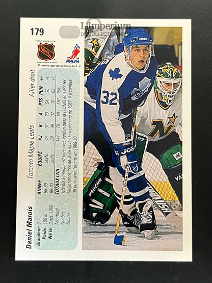 179. Daniel Marois Upper Deck 1990-91 Hockey Card