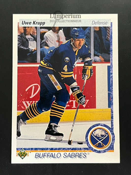 187. Uwe Krupp Upper Deck 1990-91 Hockey Card