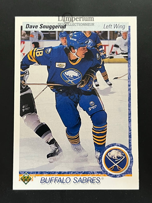189. Dave Snuggerud RC Upper Deck 1990-91 Hockey Card