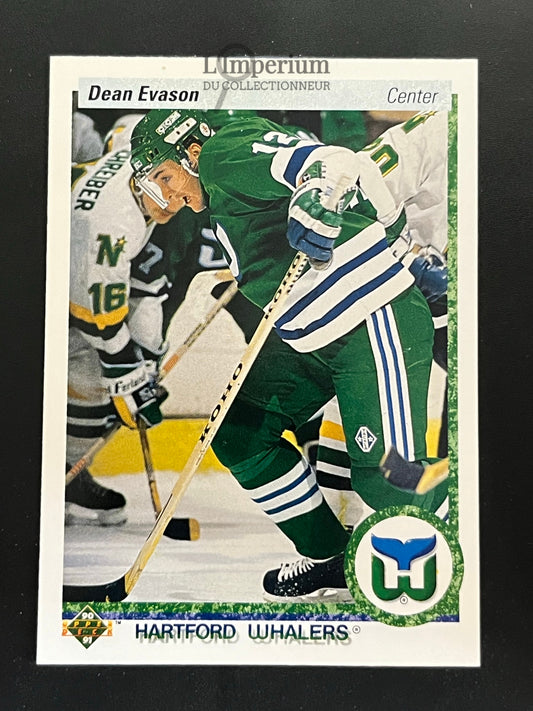 192. Dean Evason Upper Deck 1990-91 Hockey Card