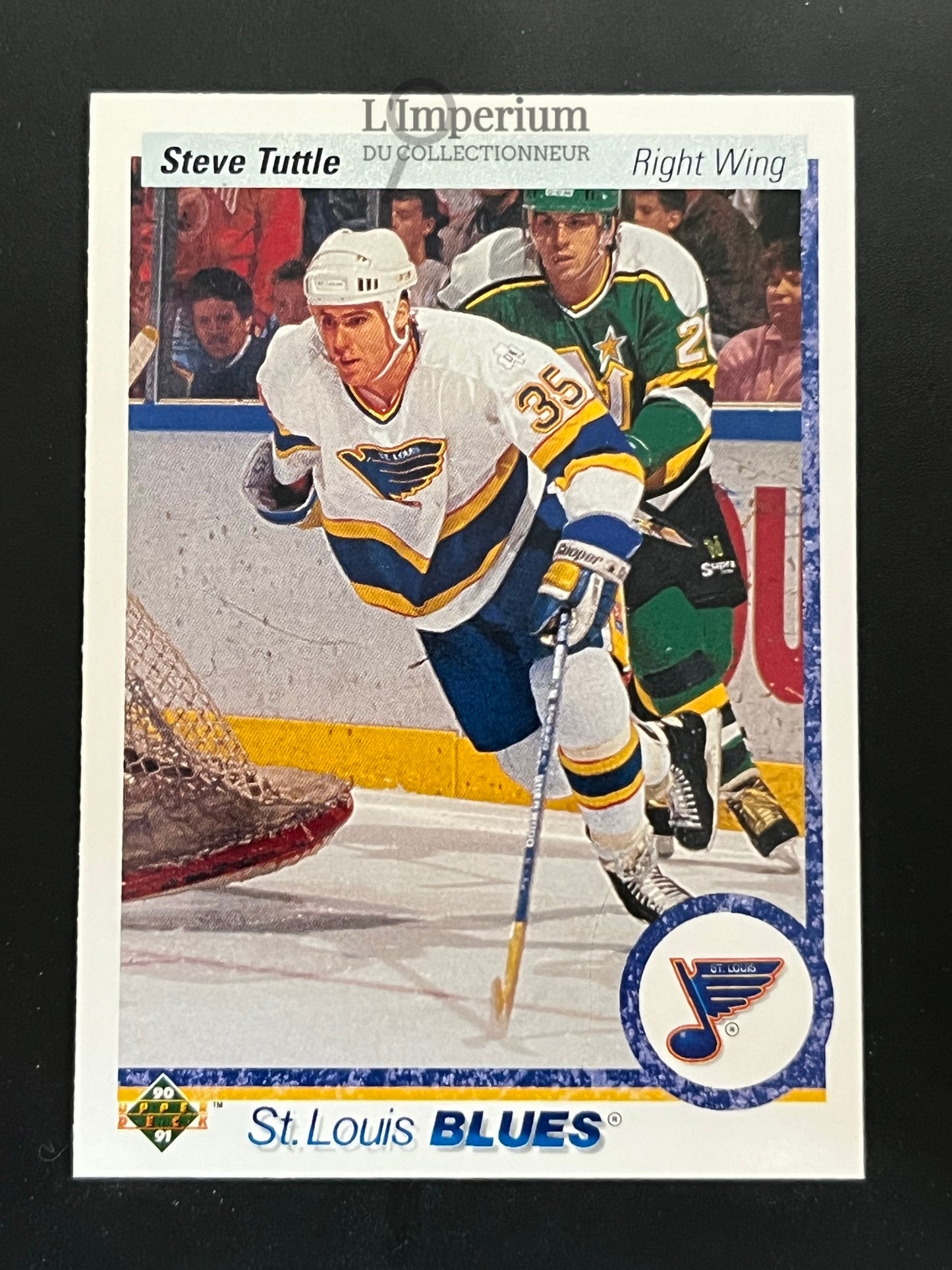 195. Steve Tuttle Upper Deck 1990-91 Hockey Card