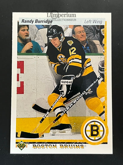 196. Randy Burridge Upper Deck 1990-91 Hockey Card